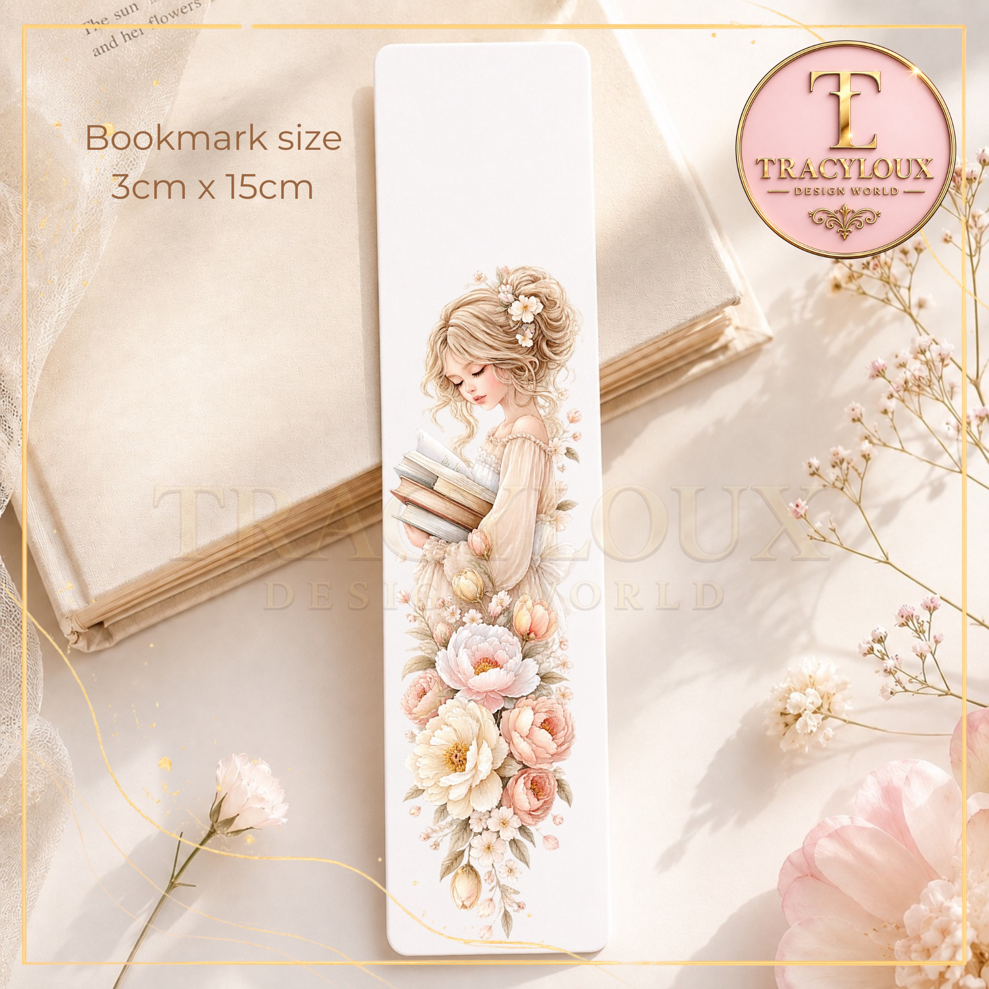 BOOK LOVER DIGITAL DESIGN BUNDLE | MUG WRAP, COASTER, BOOKMARKS, NOTEPAD & DESK PLANNER