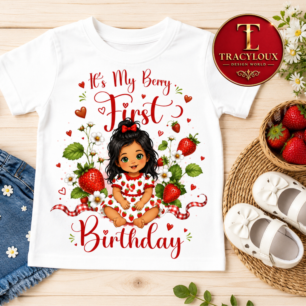 MY BERRY FIRST BIRTHDAY T-SHIRT DESIGN
