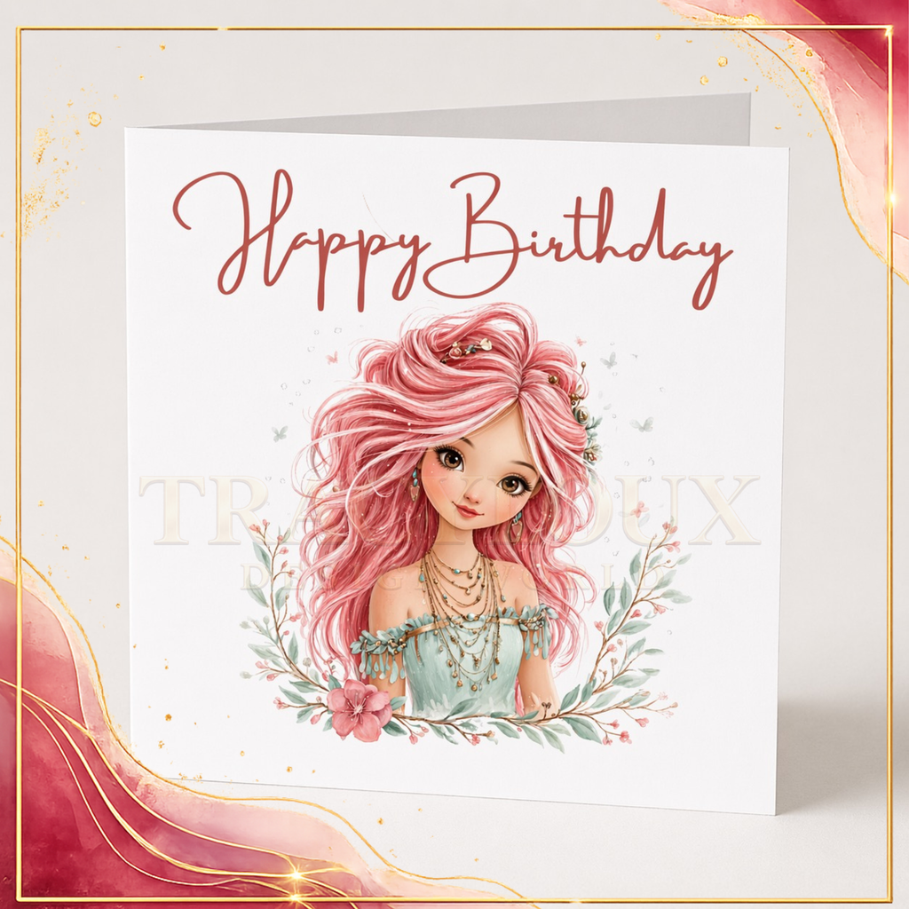 WHIMSICAL BIRTHDAY GIRL COLLECTION – PNG DESIGNS &AMP; MOCKUPS