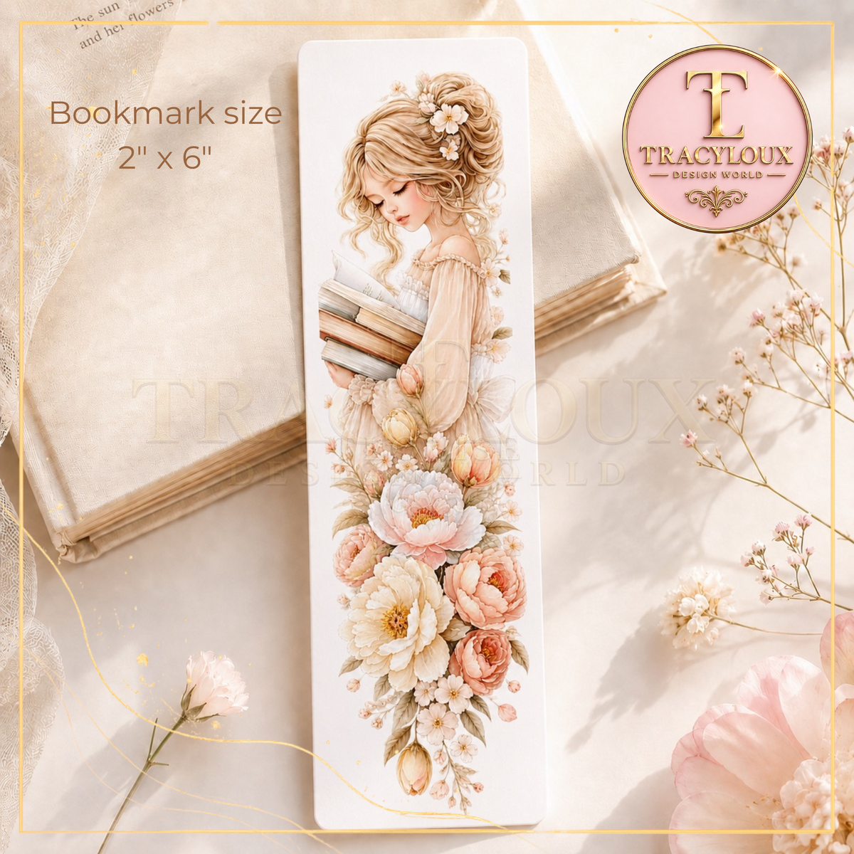 BOOK LOVER DIGITAL DESIGN BUNDLE | MUG WRAP, COASTER, BOOKMARKS, NOTEPAD & DESK PLANNER