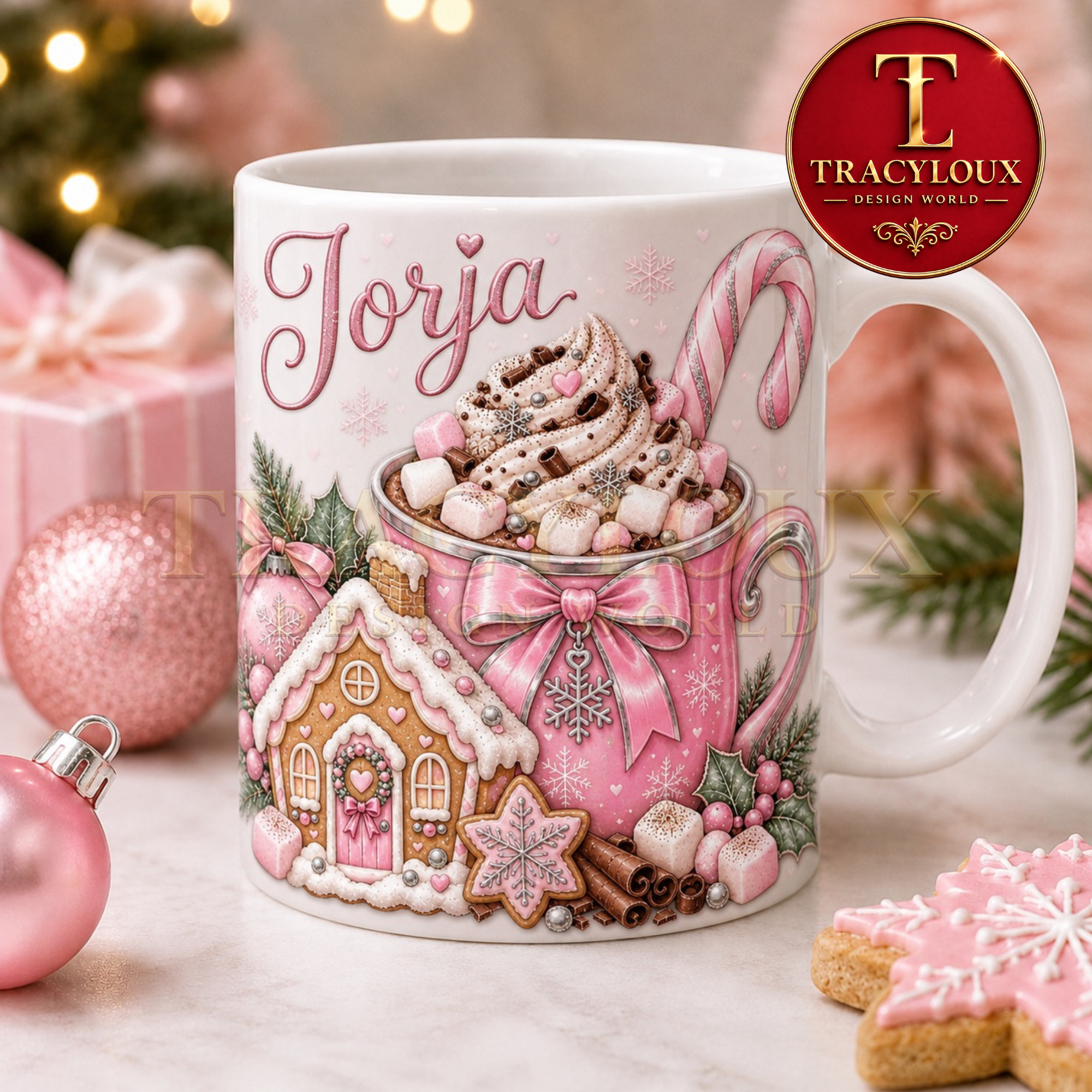 CHRISTMAS HOT CHOCOLATE COLLECTION – 4 PNG DESIGNS