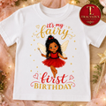FAIRY FIRST BIRTHDAY T-SHIRT DESIGN BUNDLE – PACK OF 10 MAGICAL DESIGNS
