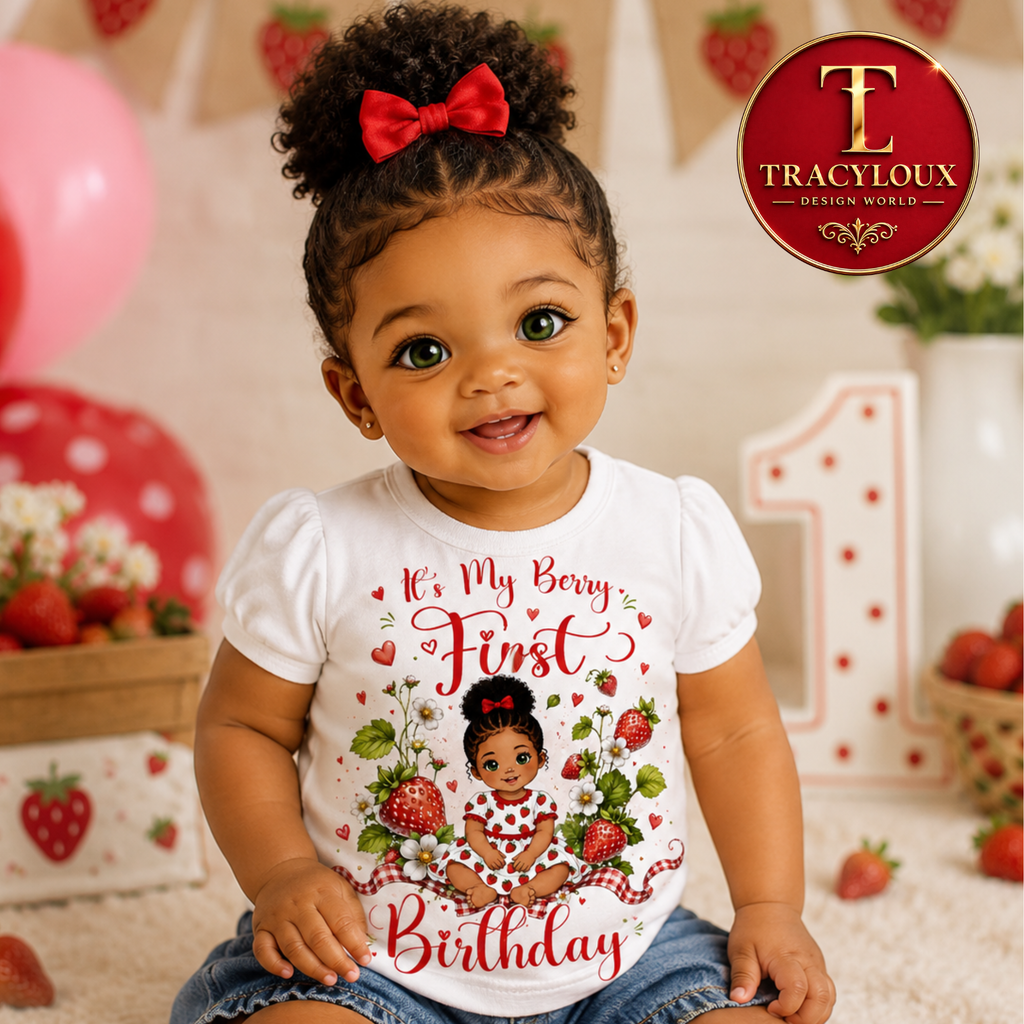MY BERRY FIRST BIRTHDAY T-SHIRT DESIGN