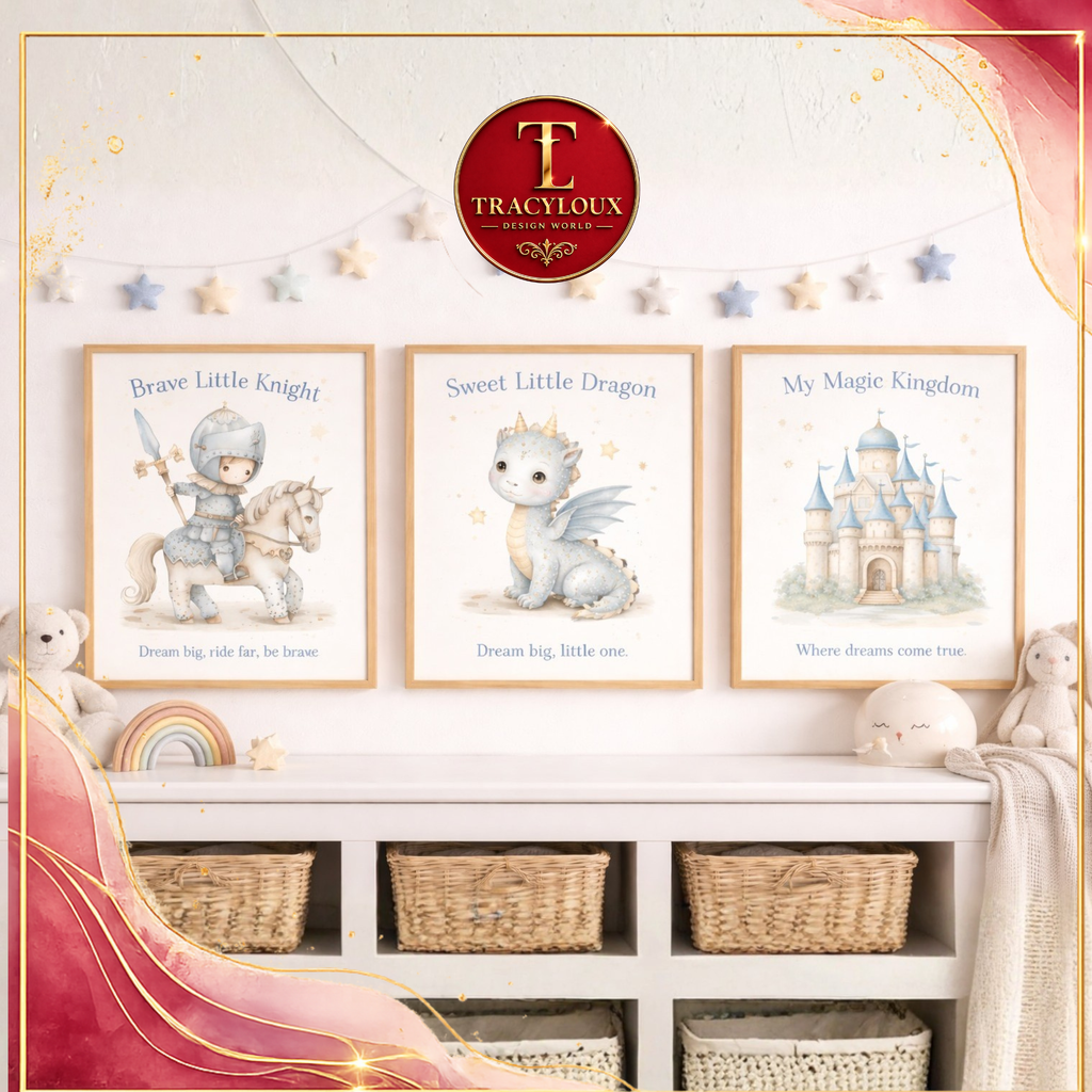 PRINCESS &  KNIGHT FAIRYTALE CLIPART SET