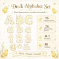 DUCK ALPHABET, NUMBERS & SYMBOLS SET