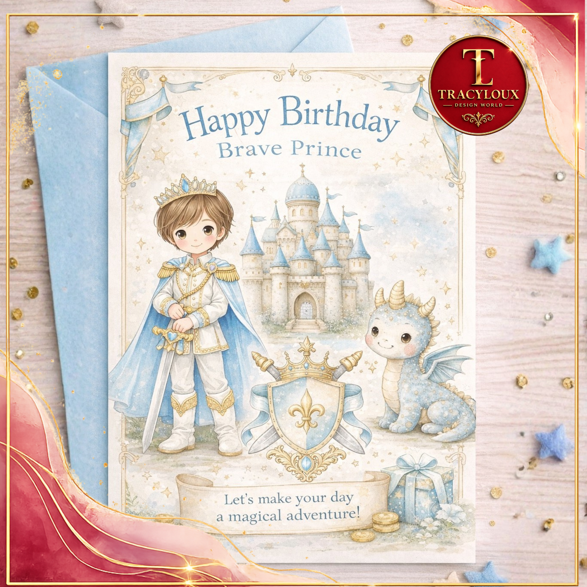 PRINCESS &  KNIGHT FAIRYTALE CLIPART SET
