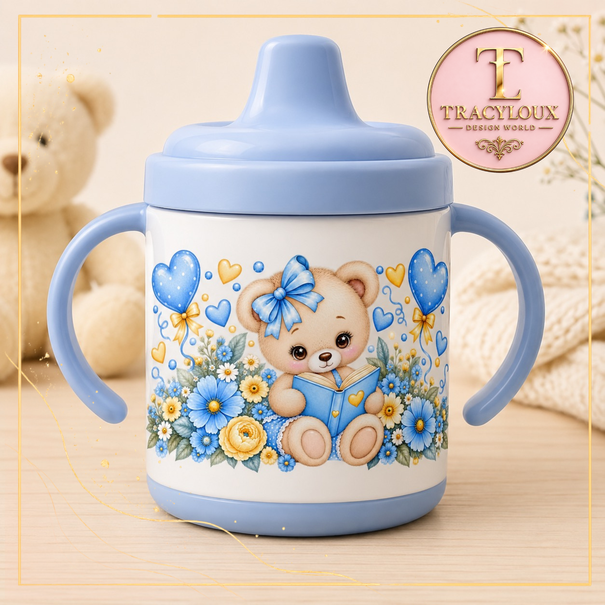 BLUE & YELLOW BIRTHDAY TEDDY COLLECTION – READY-MADE DIGITAL DESIGN BUNDLE