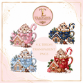 CHRISTMAS HOT CHOCOLATE COLLECTION – 4 PNG DESIGNS