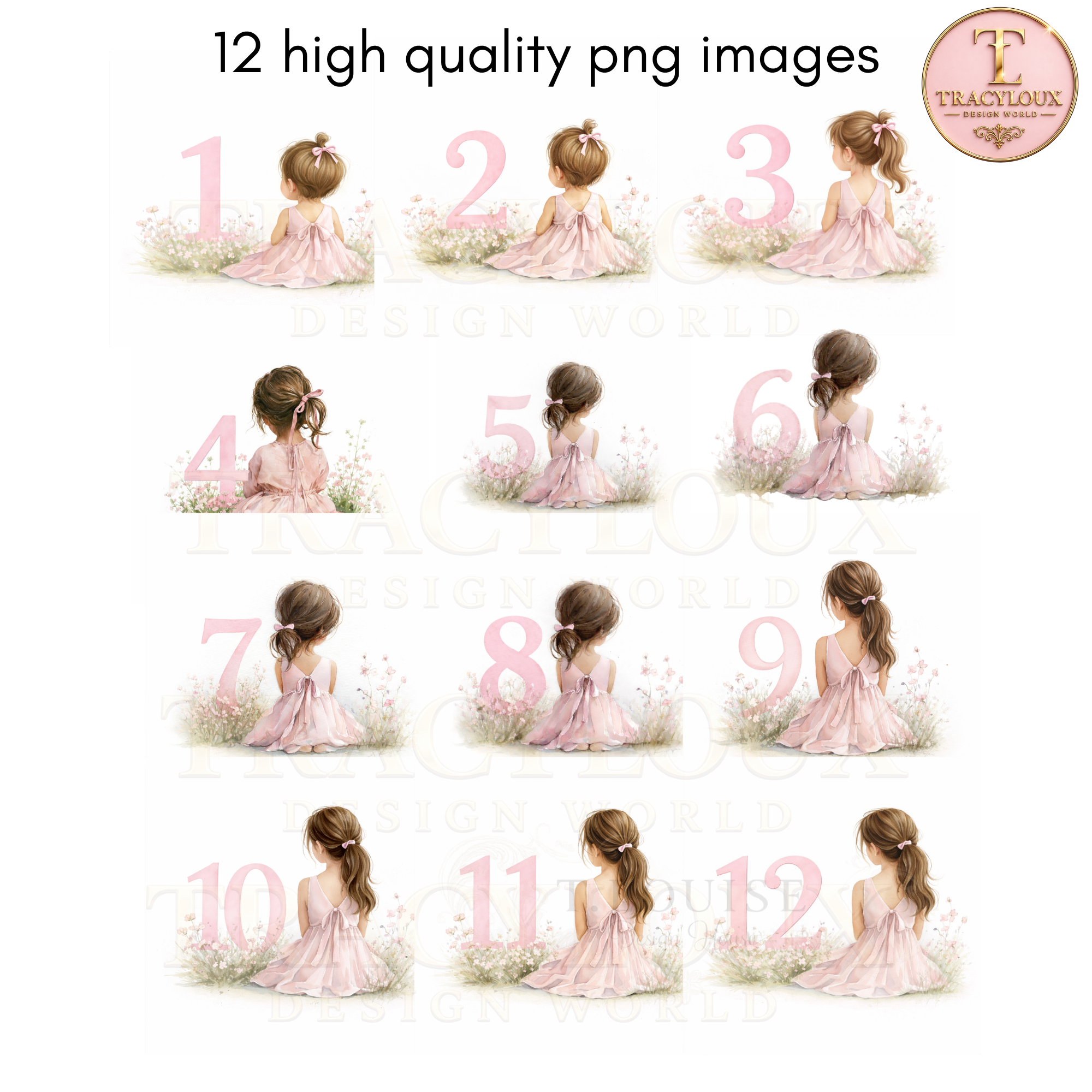 PINK BIRTHDAY GIRL DESIGN SET