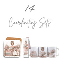 BOOK LOVER DESIGN BUNDLE | 14 COASTERS, 14 MUG WRAPS, 14 BOOKMARKS & 24 FLORAL CLIPART ELEMENTS